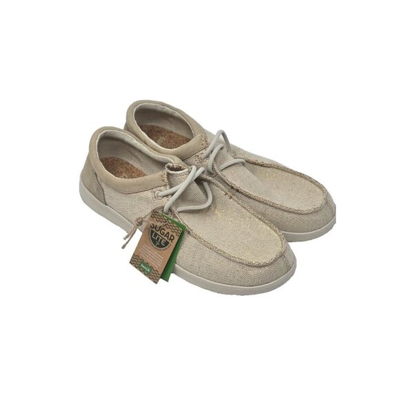SANUK SHAKA LITE 2 SPARKLE golden wheat women's loafer size 10 - Picture 1 of 9
